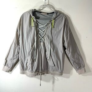 2/$35 Hologram Windbreaker Pullover Hoodie